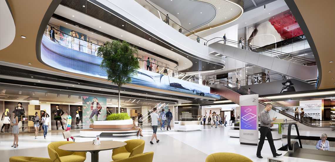 The construction of the first smart shopping mall of Budapest has started