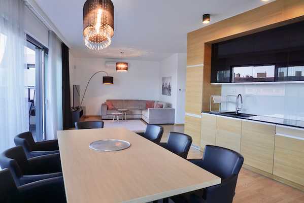 Szemere street terraced penthouse for rent